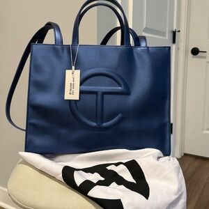 Telfar Medium Cobalt Shopping Bag